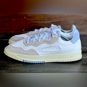 Adidas Men's SC Premiere Casual Sneakers, White/Periwinkle 10.5